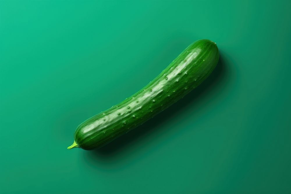 A cucumber vegetable green plant.