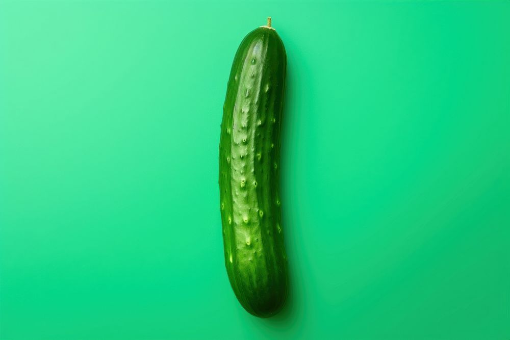 A cucumber vegetable green plant.