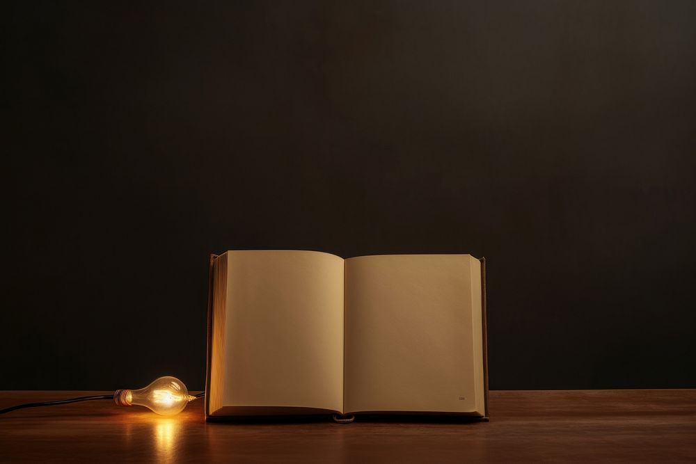 A book publication light lamp.