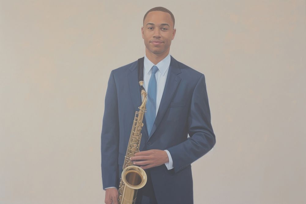 Jazz saxophone adult tie.