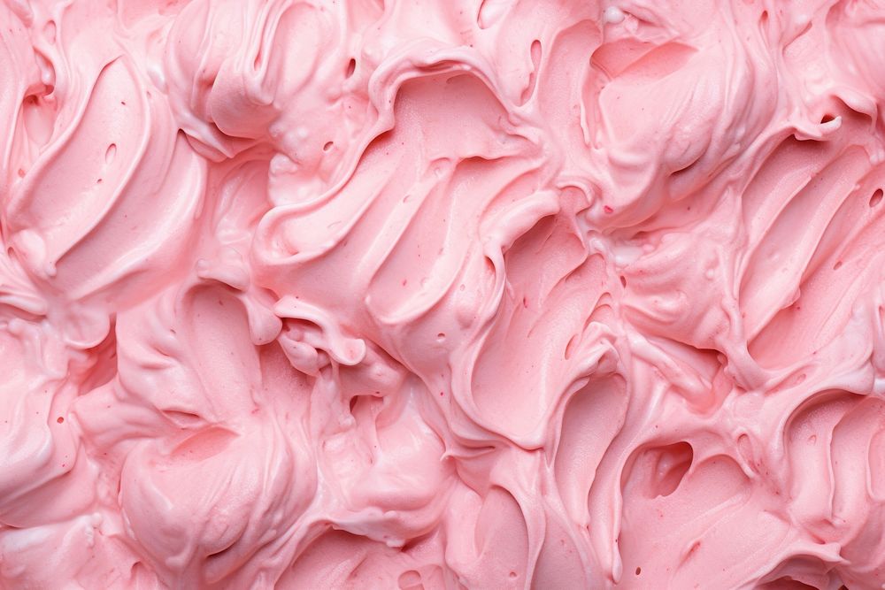 Pink ice cream texture backgrounds dessert icing.