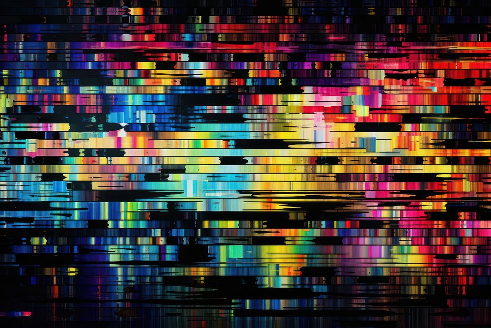 Glitch VHS textures backgrounds pattern illuminated.