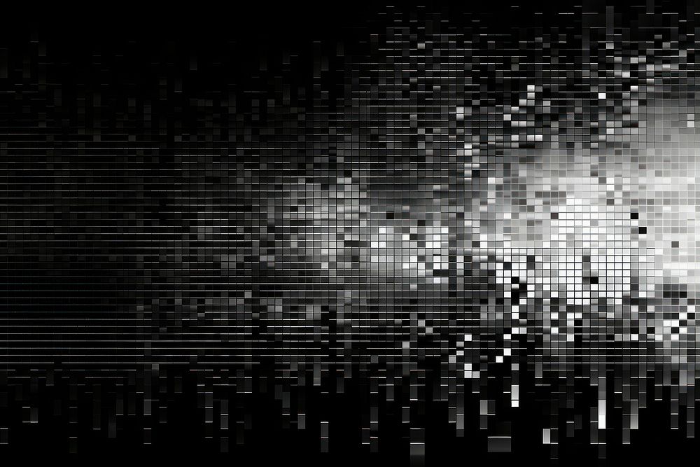 Pixel textures backgrounds monochrome black.