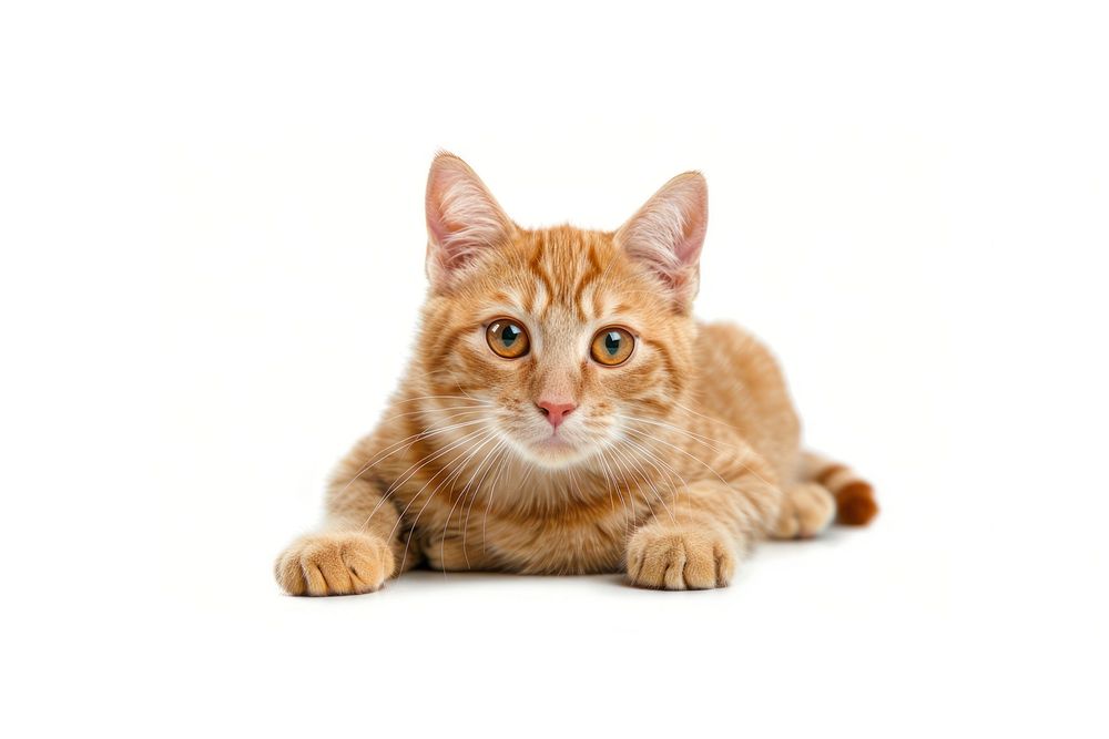 Ginger cat animal mammal kitten.