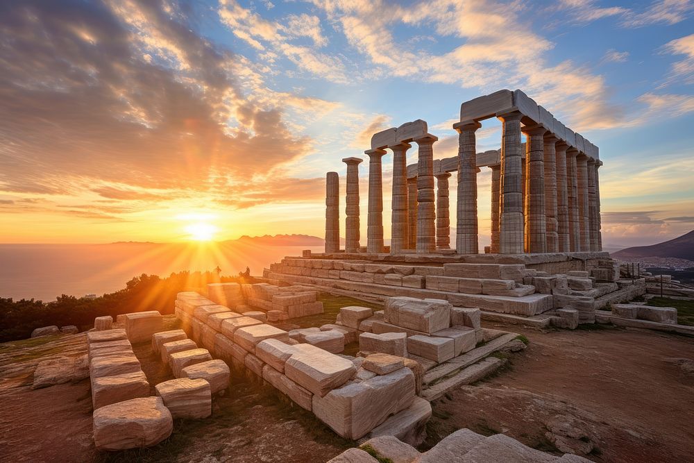 Greece outdoors sunset nature.
