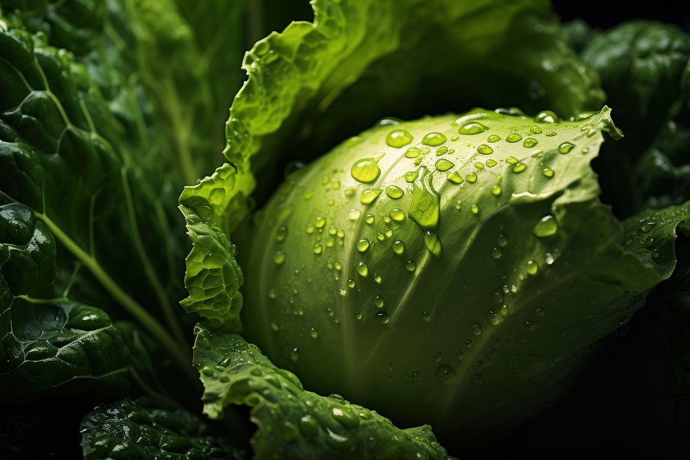 Organic vegetable cabbage nature plant.