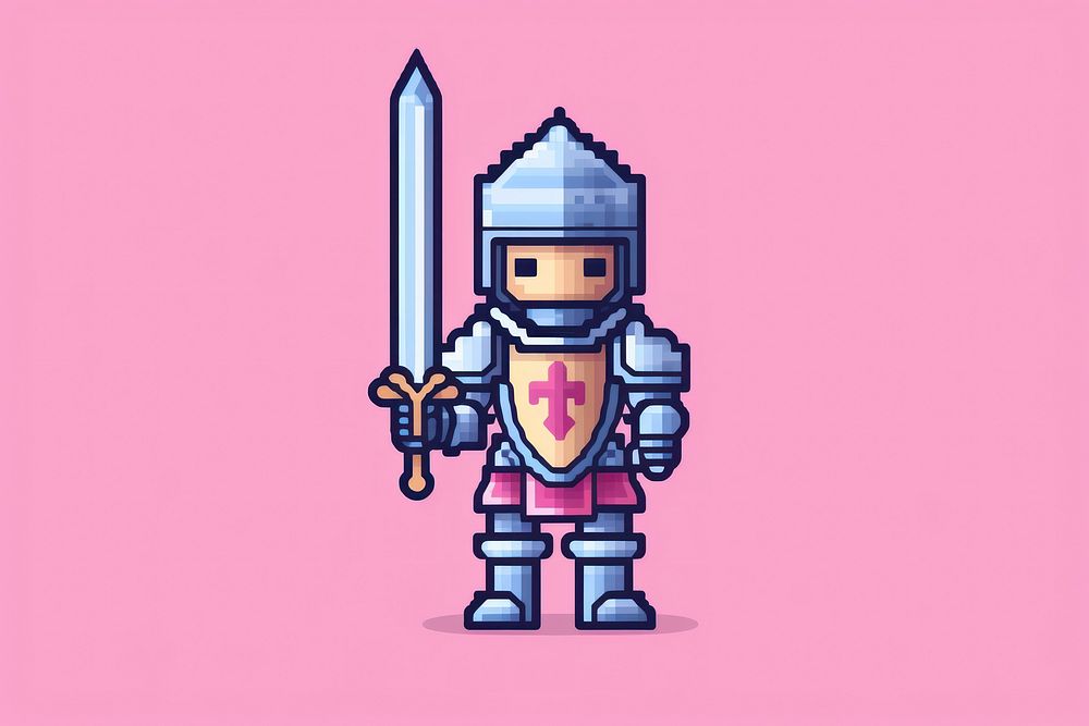 Knight pixel representation protection creativity.