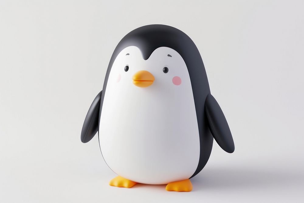 Penguin animal bird representation.