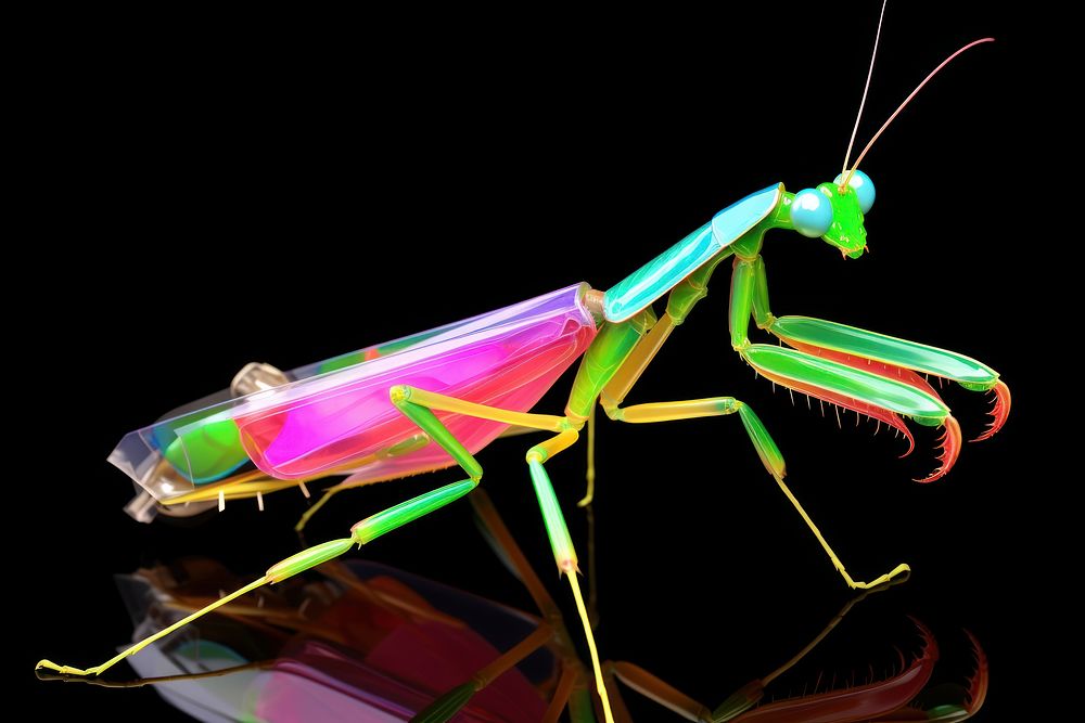 3d model praying mantis animal insect invertebrate.
