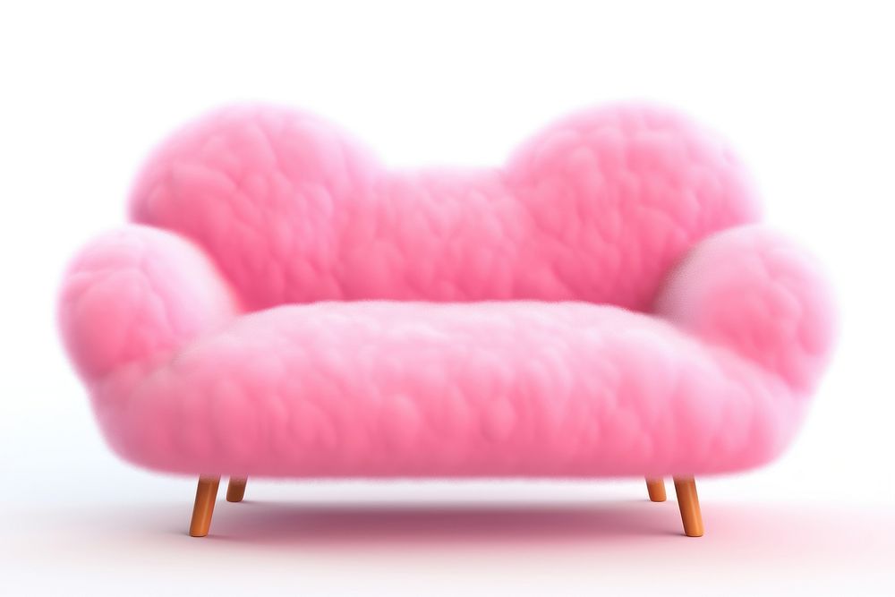 Sofa furniture armchair pink.