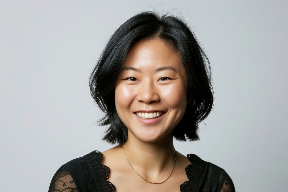 Asian person portrait smiling adult.