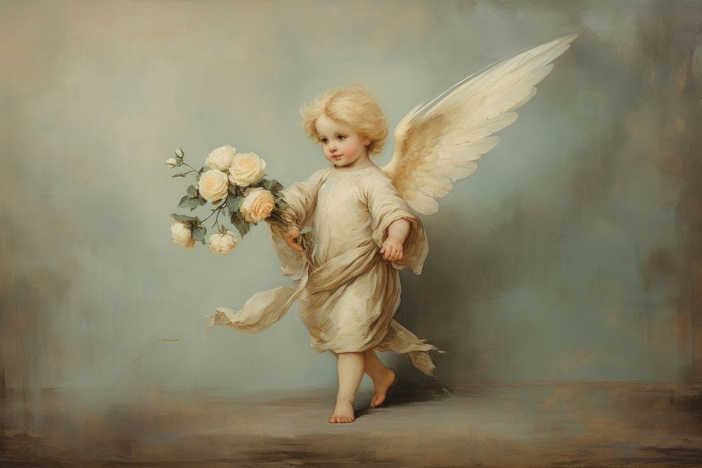 Cupid painting angel archangel.