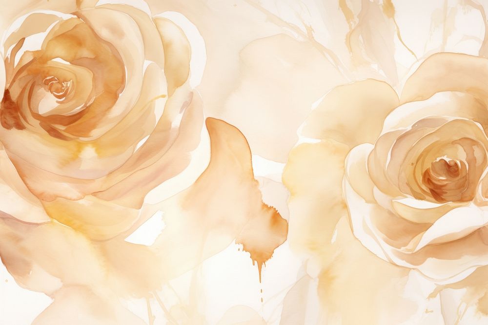 Rose backgrounds painting flower.