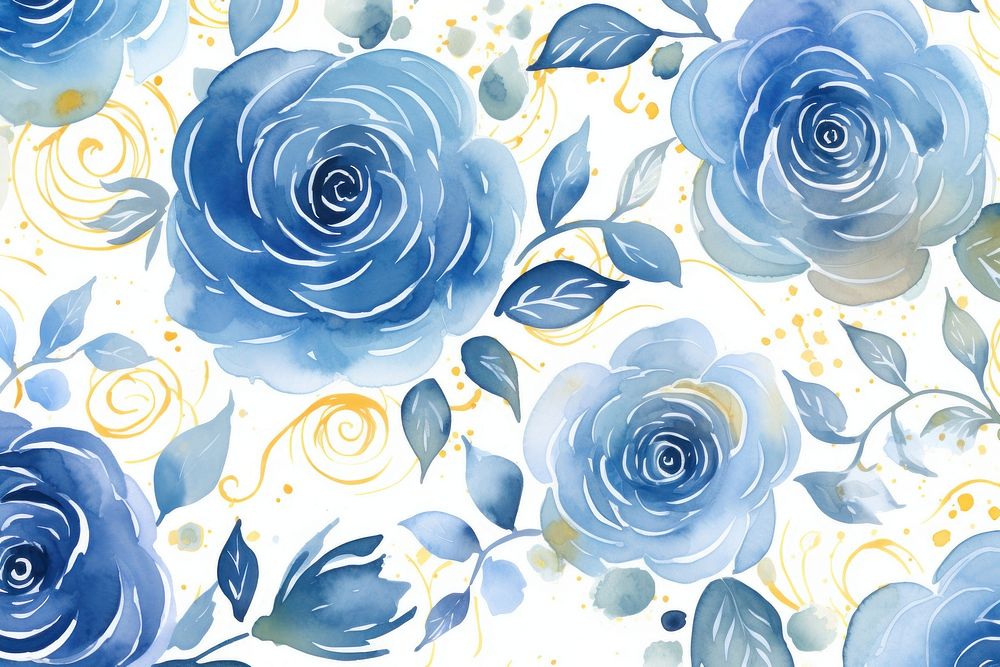 Backgrounds pattern rose blue.