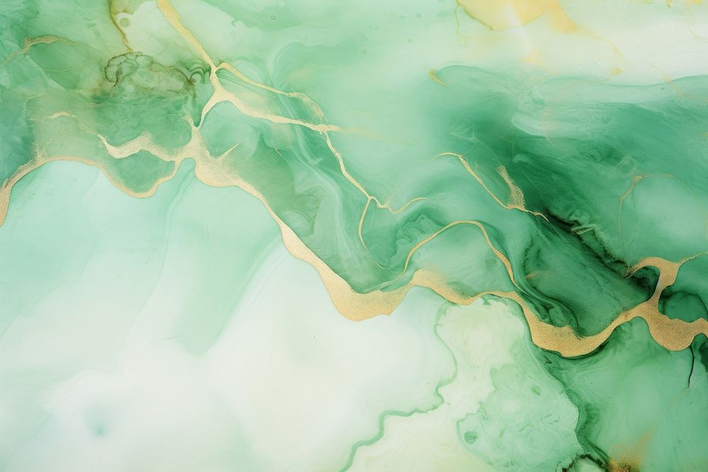 Watercolor green watery backgrounds painting jewelry.