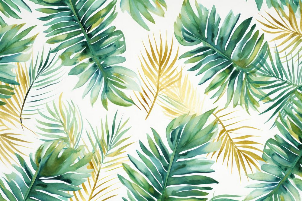 Pattern backgrounds painting plant.