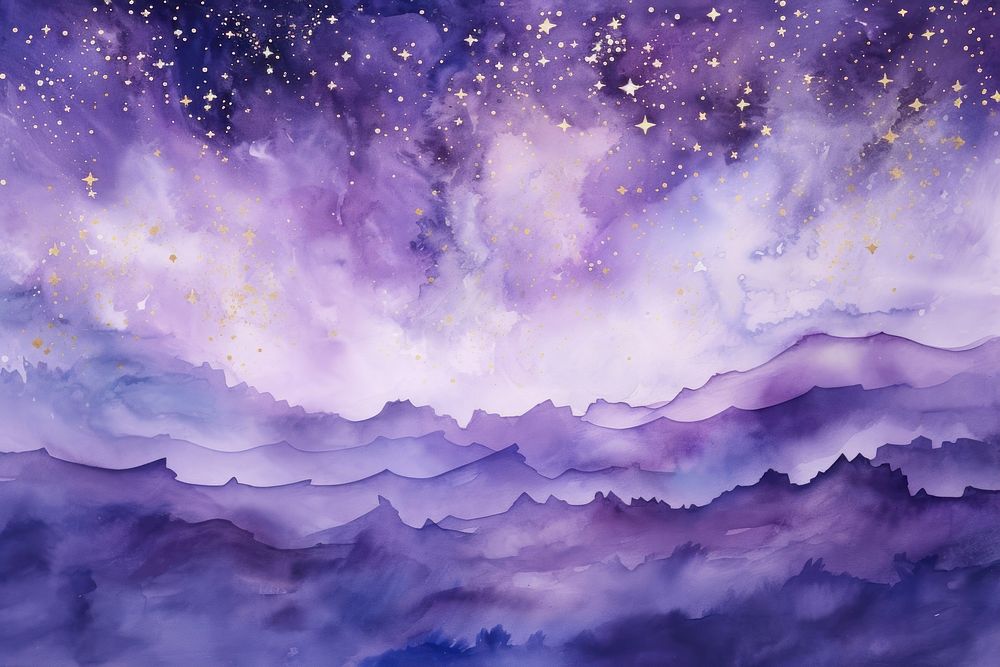 Purple night sky backgrounds.