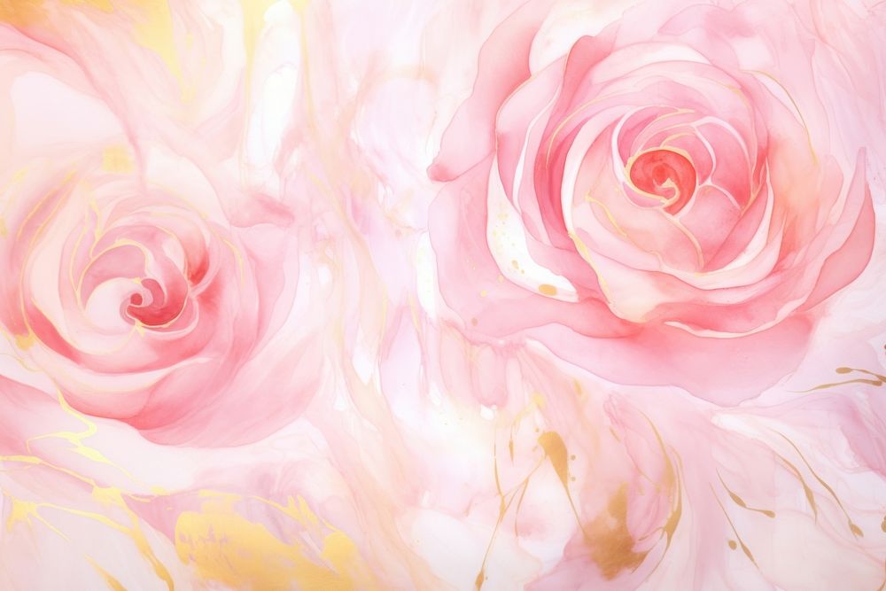 Painting rose backgrounds flower.