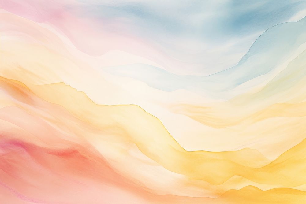 Watercolor rainbow painting backgrounds creativity.