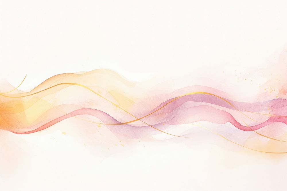 Watercolor ribbon backgrounds painting pattern.