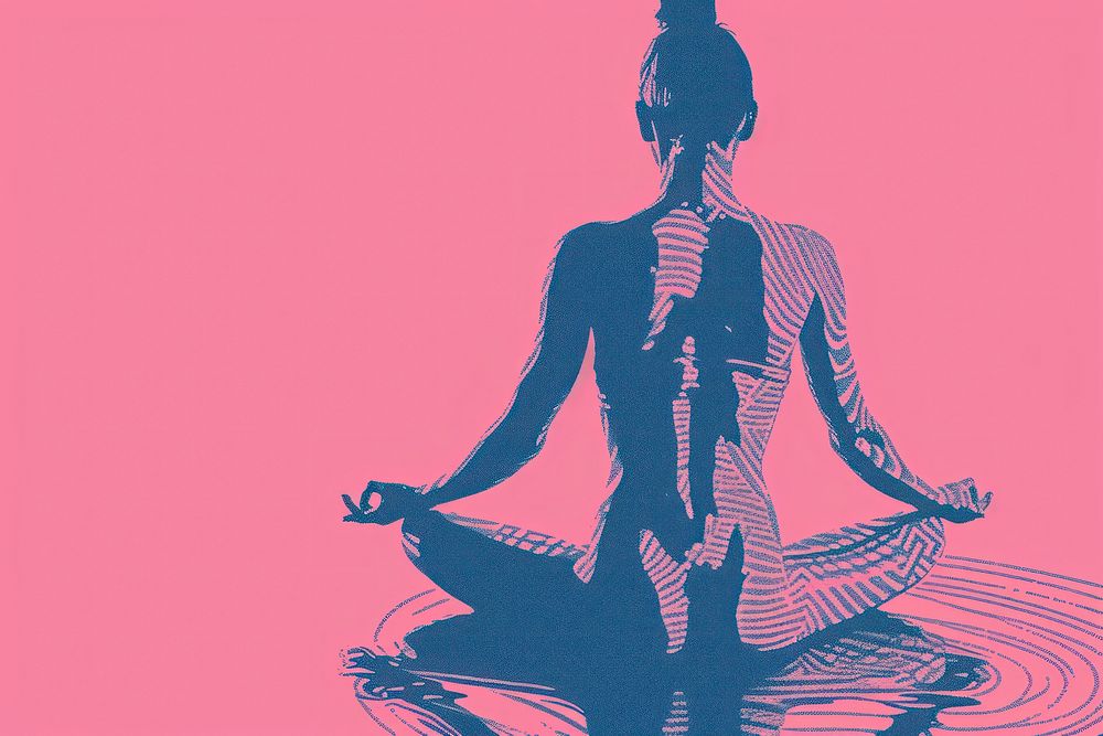 Yoga spirituality cross-legged creativity.