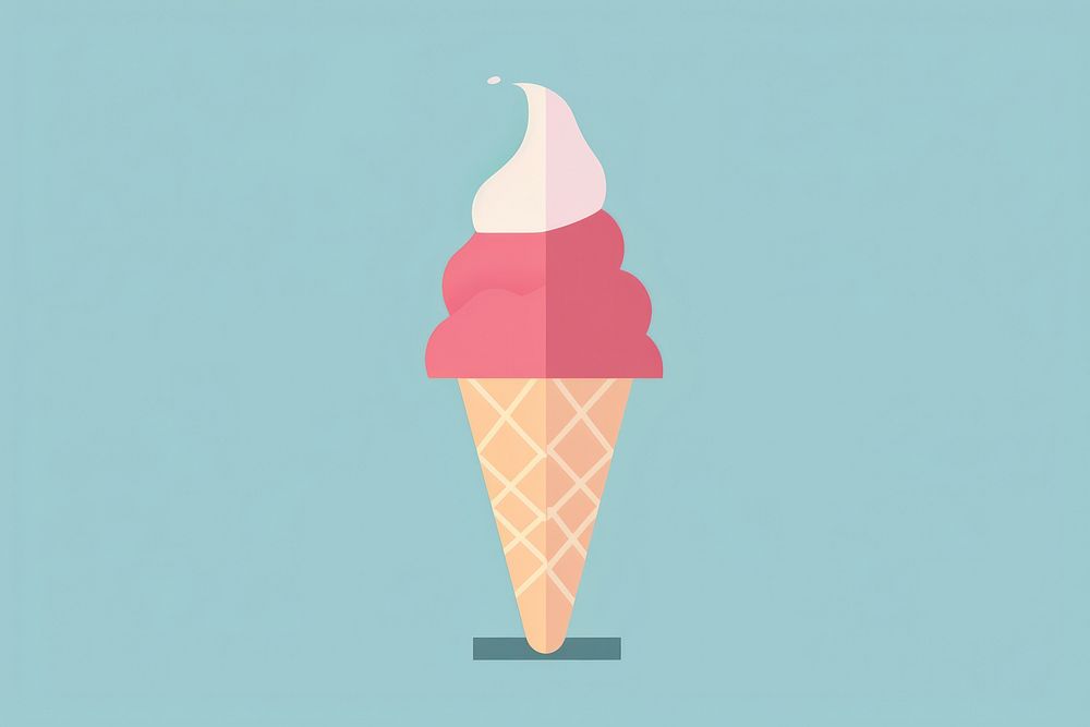 Geometric ice cream dessert food gelato.