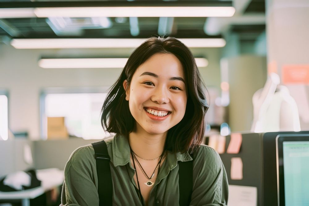 Smiling office smile adult.