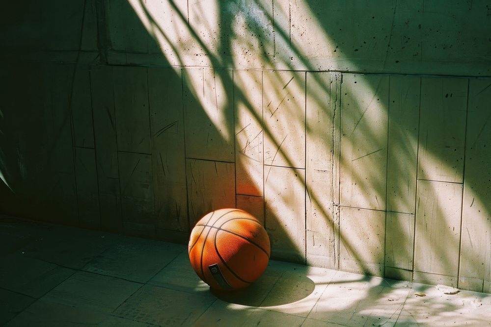 Basketball ball sports architecture backgrounds.