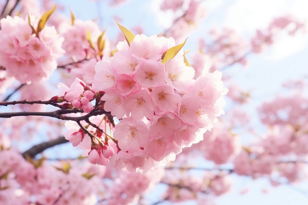 Cherry blossom tree outdoors flower nature.