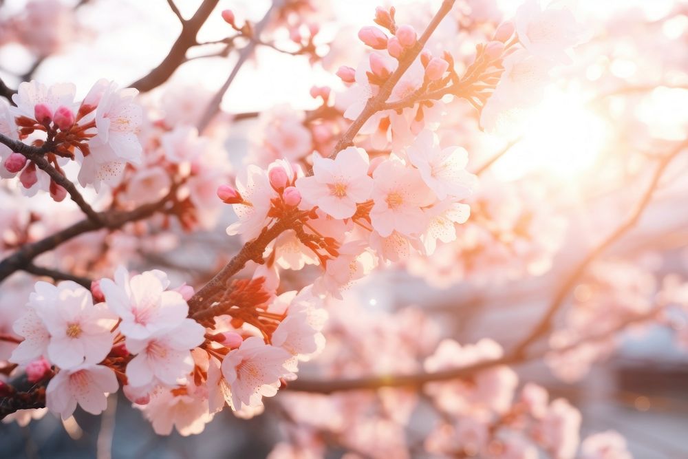 Cherry blossom tree outdoors flower nature.