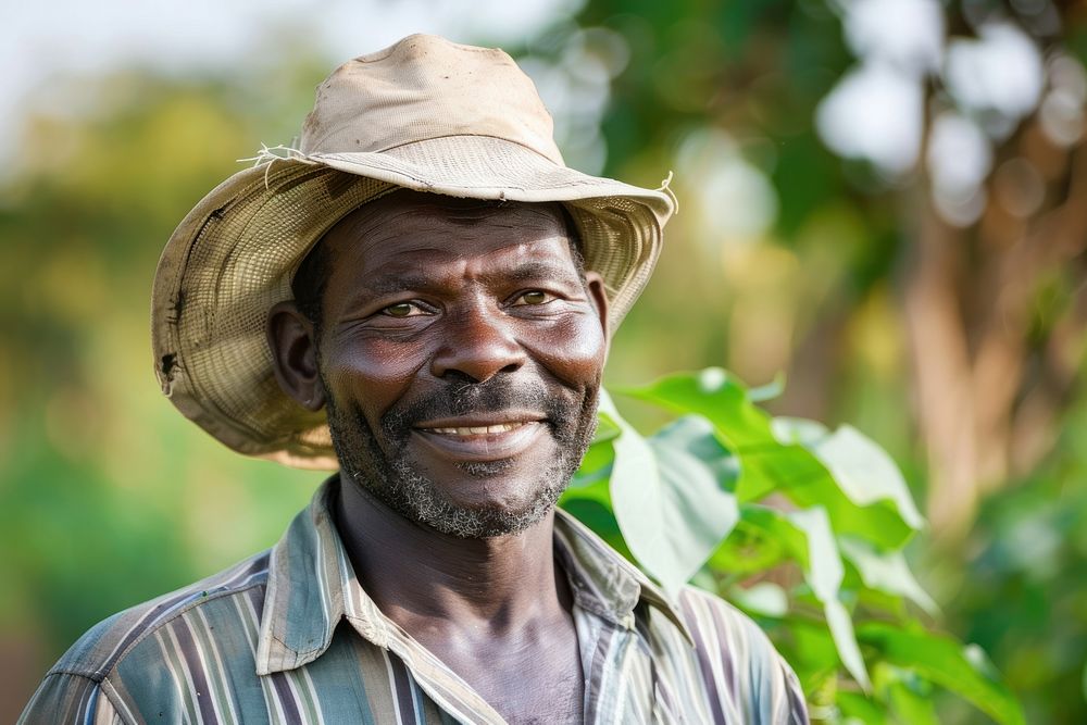 Farmer portrait smiling adult.