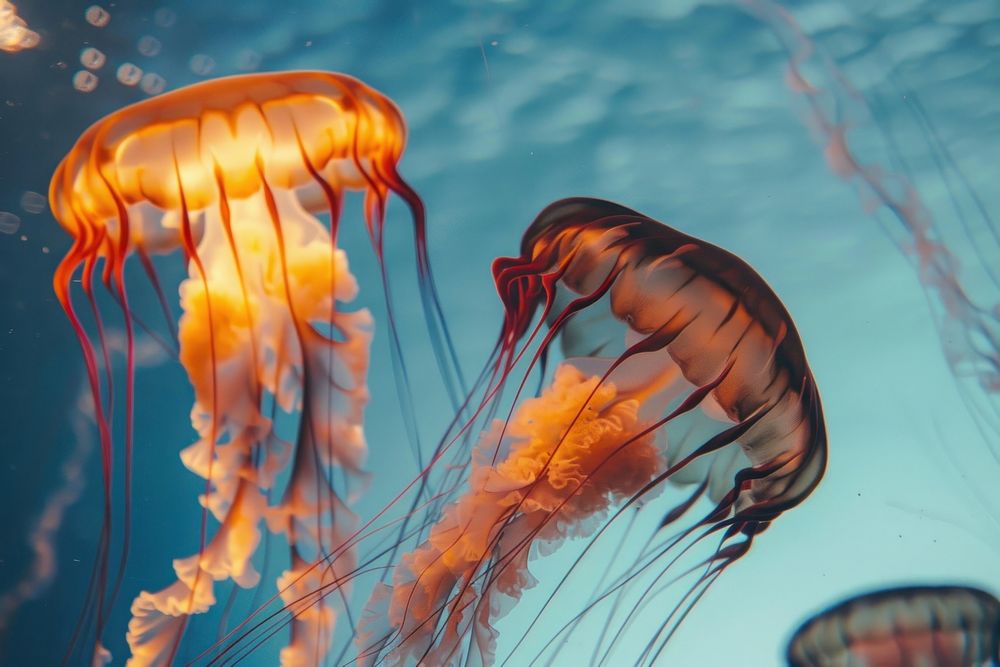 Jellyfish animal invertebrate transparent.