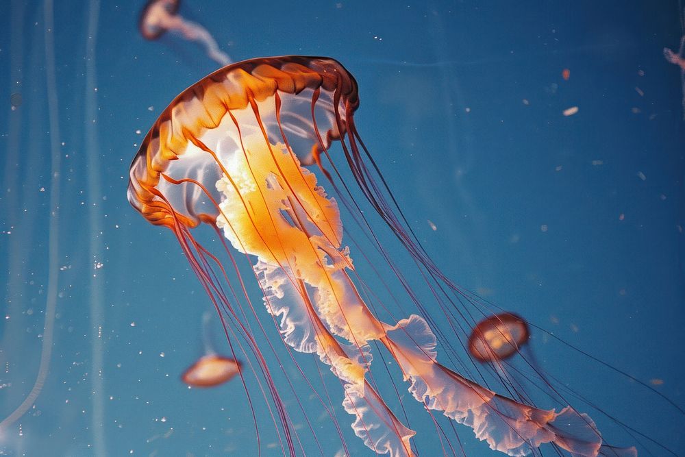 Jellyfish invertebrate zooplankton transparent.