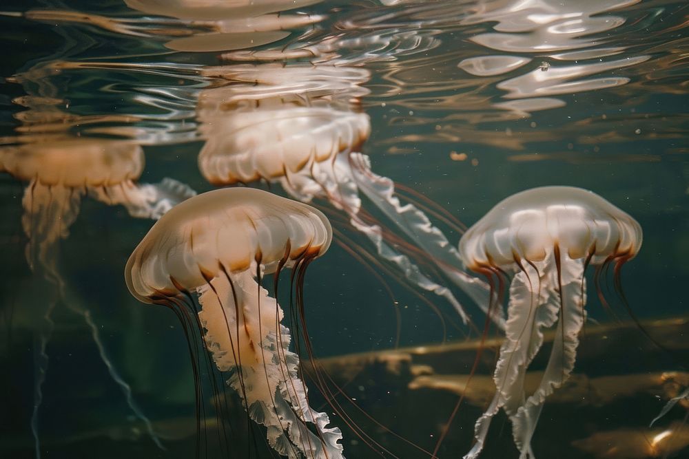 Jellyfish animal water invertebrate.