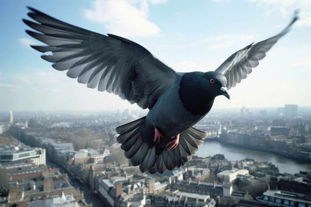 Pigeon pigeon animal flying.