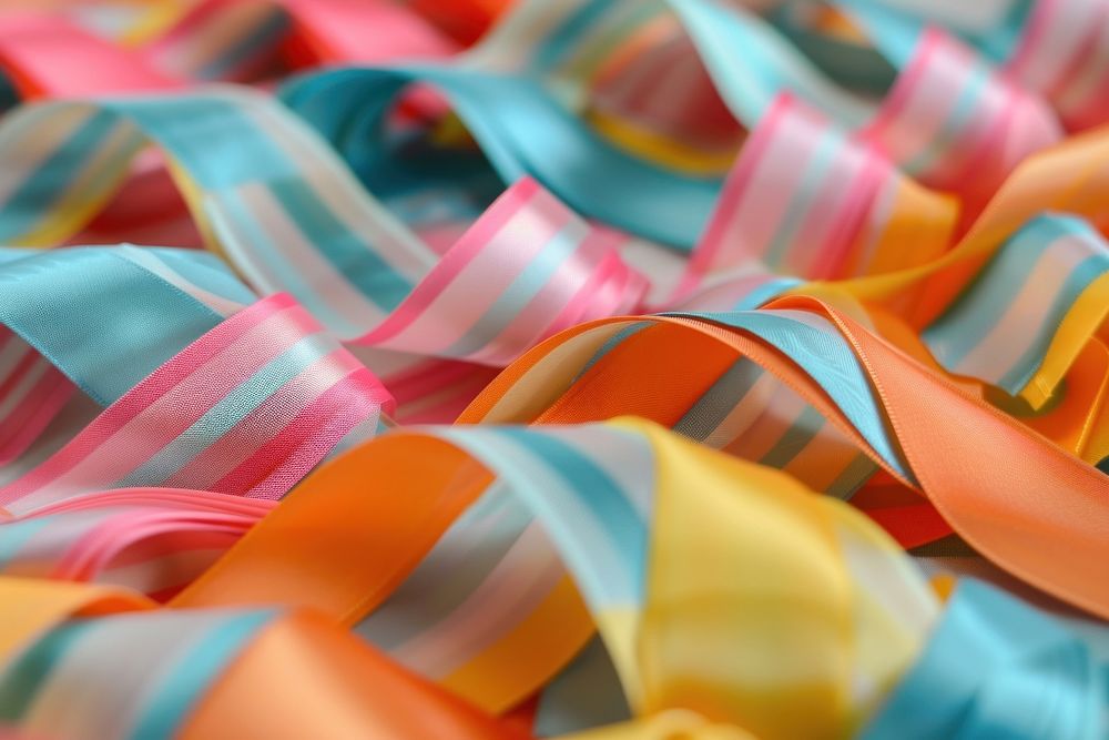 Ribbon silk confectionery backgrounds.
