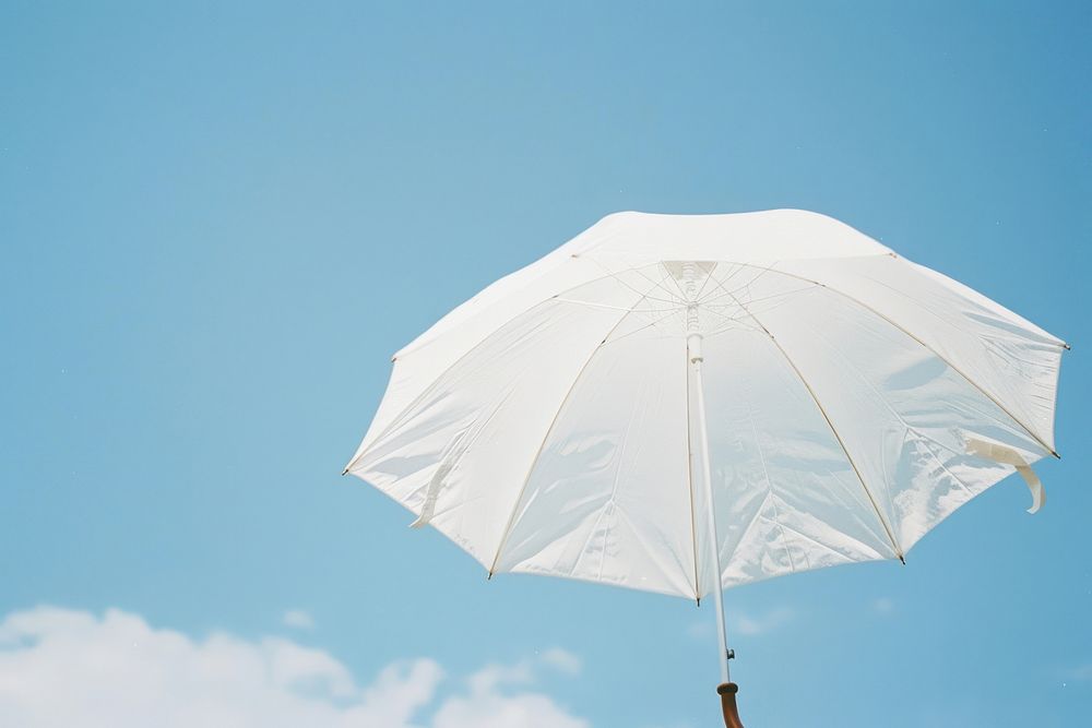Umbrella protection sunshade outdoors.