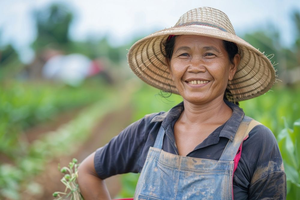 Woman farmer smiling smile adult.