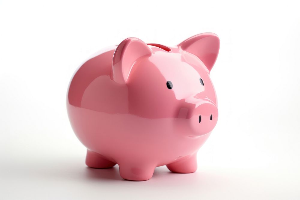 Piggy Bank pig representation investment.