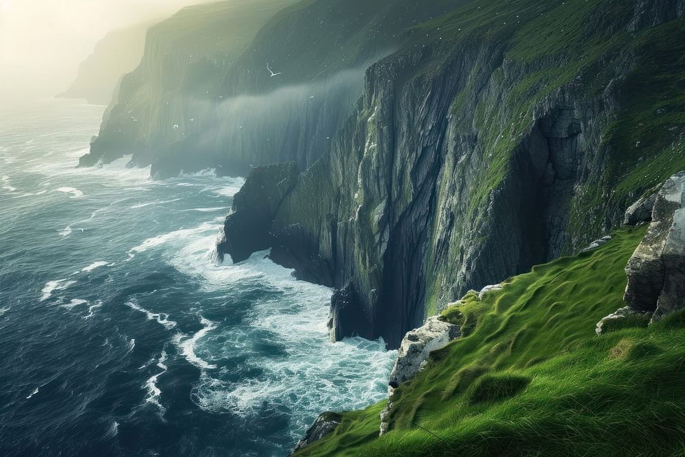 Ireland outdoors nature cliff.