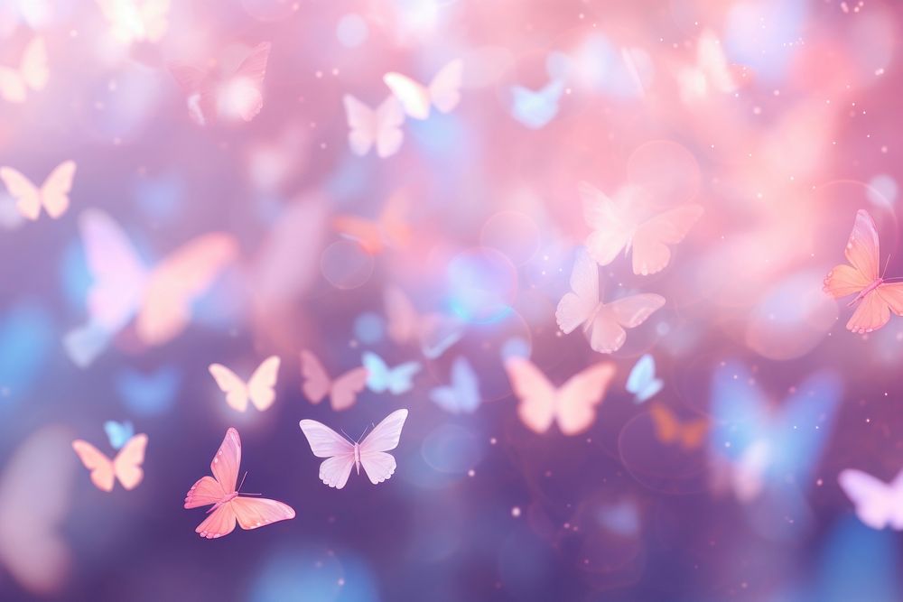 Butterfly bokeh effect background backgrounds outdoors purple.