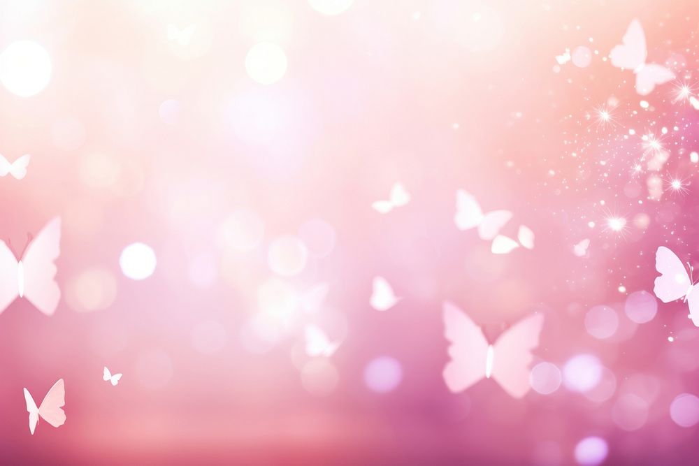 Butterfly bokeh effect background backgrounds outdoors glitter.