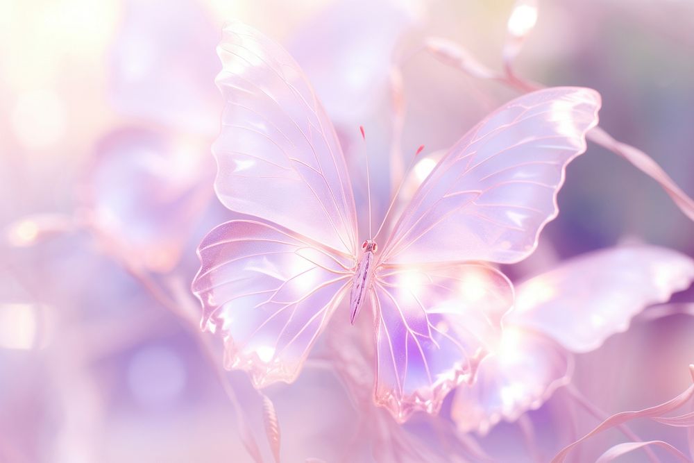 Butterfly bokeh effect outdoors nature flower.