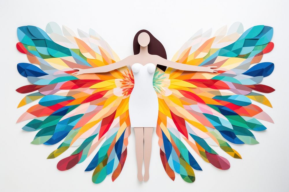 Angel art toy representation.