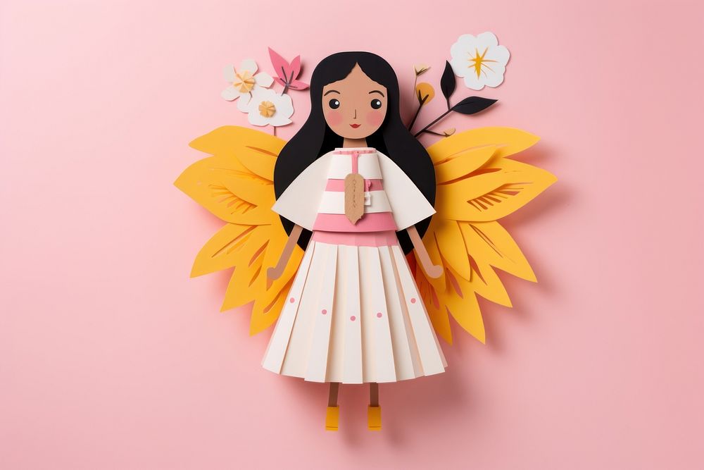 Angel craft paper cute.