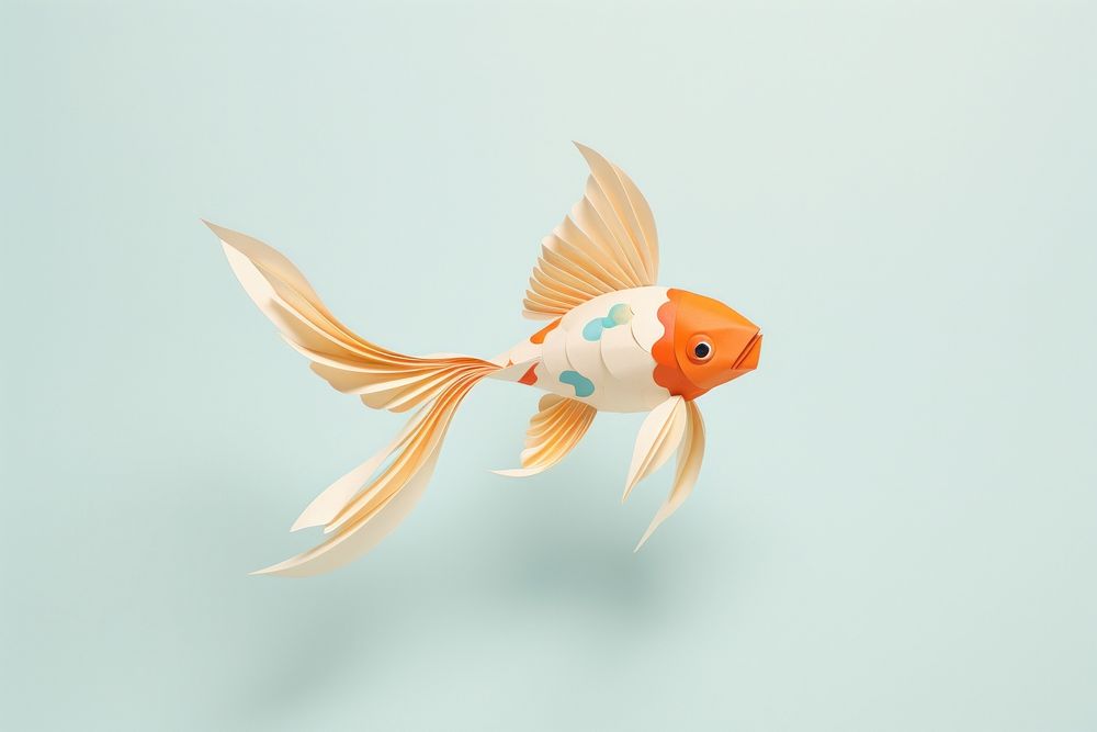 Goldfish animal pomacentridae underwater.