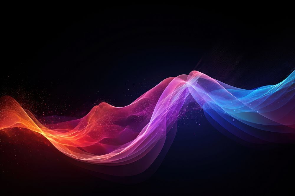Particles wave backgrounds abstract pattern.