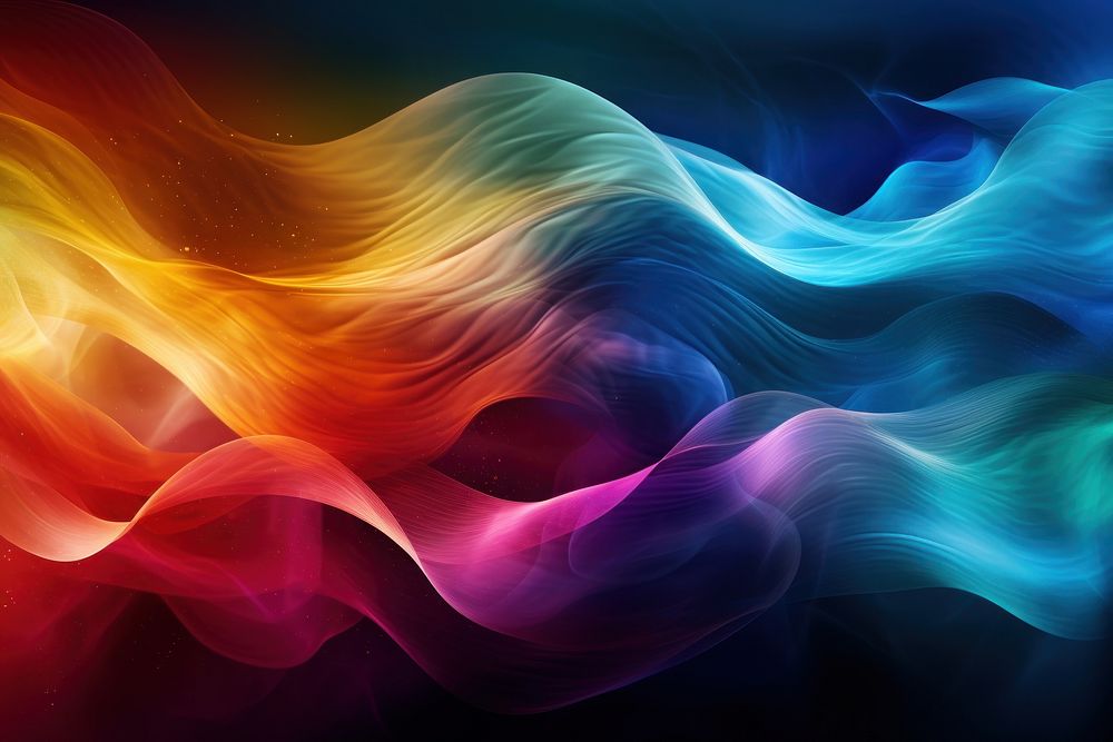 Particles wave backgrounds abstract pattern.