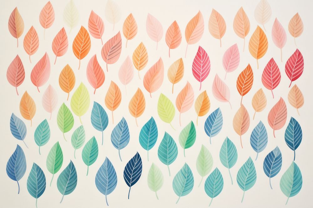 Leaf pattern art backgrounds abstract.