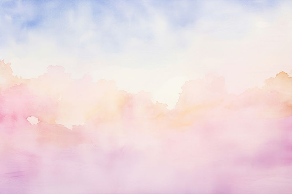 Dreamlike color watercolor sky background backgrounds painting outdoors.
